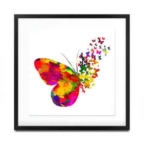 Beautiful Butterfly Square Framed Art Print Beautiful Butterfly Square Framed Art Print wall art product Ihnatovich Maryia / Shutterstock