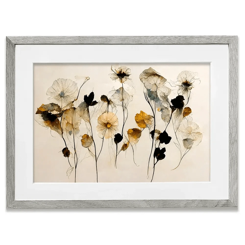 Beautiful Dry Flowers Framed Art Print Beautiful Dry Flowers Framed Art Print wall art product Treechild