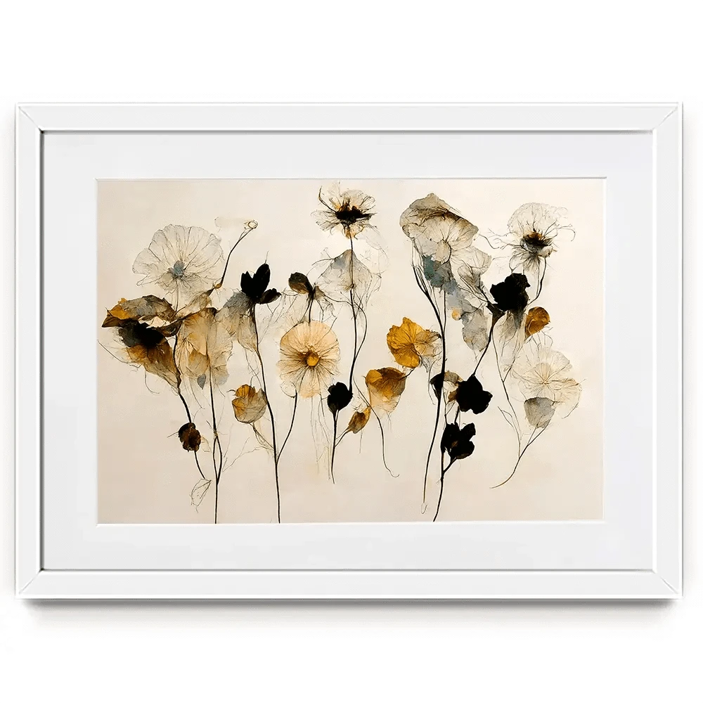 Beautiful Dry Flowers Framed Art Print Beautiful Dry Flowers Framed Art Print wall art product Treechild