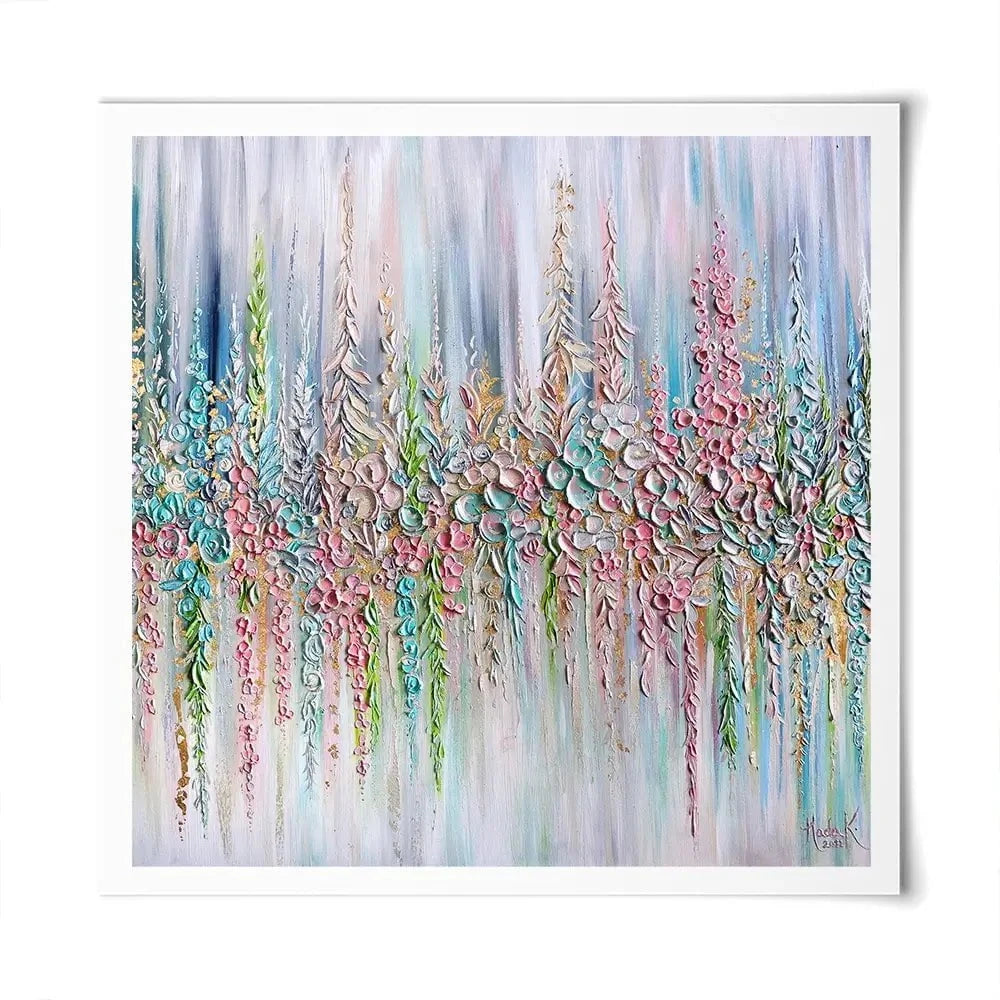 Beautiful Pastels Square Art Print Beautiful Pastels Square Art Print wall art product Nada Khatib