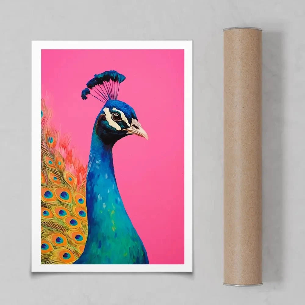 Beautiful Peacock Art Print Beautiful Peacock Art Print wall art product Treechild