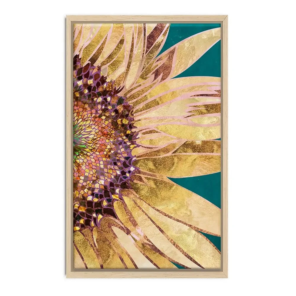 Beautiful Sunflower Portrait Canvas Print Beautiful Sunflower Portrait Canvas Print wall art product Sarah Manovski