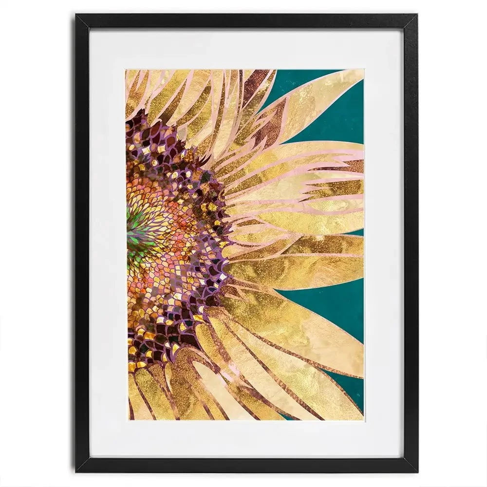 Beautiful Sunflower Portrait Framed Art Print Beautiful Sunflower Portrait Framed Art Print wall art product Sarah Manovski
