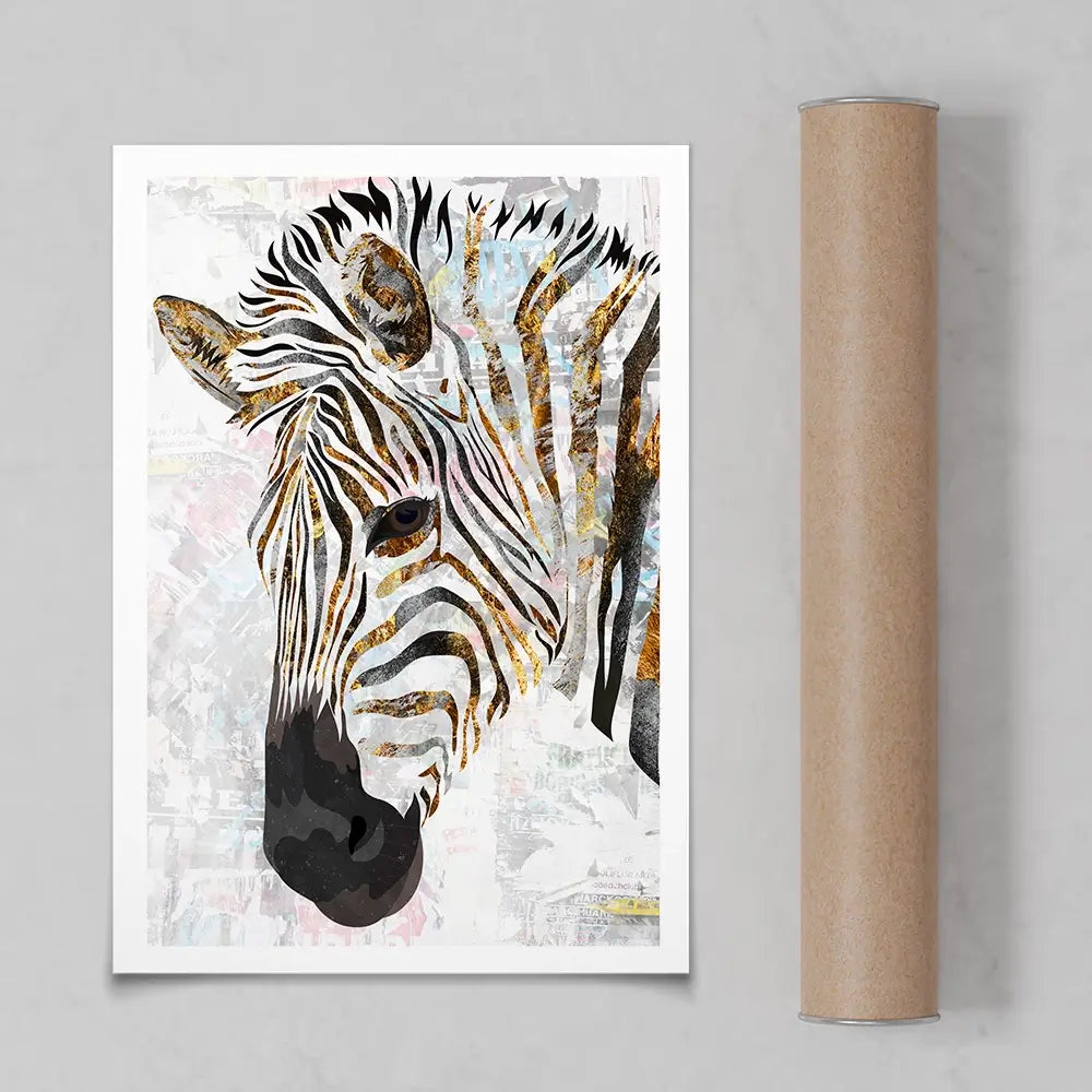 Beautiful Zebra Art Print Beautiful Zebra Art Print wall art product Sarah Manovski