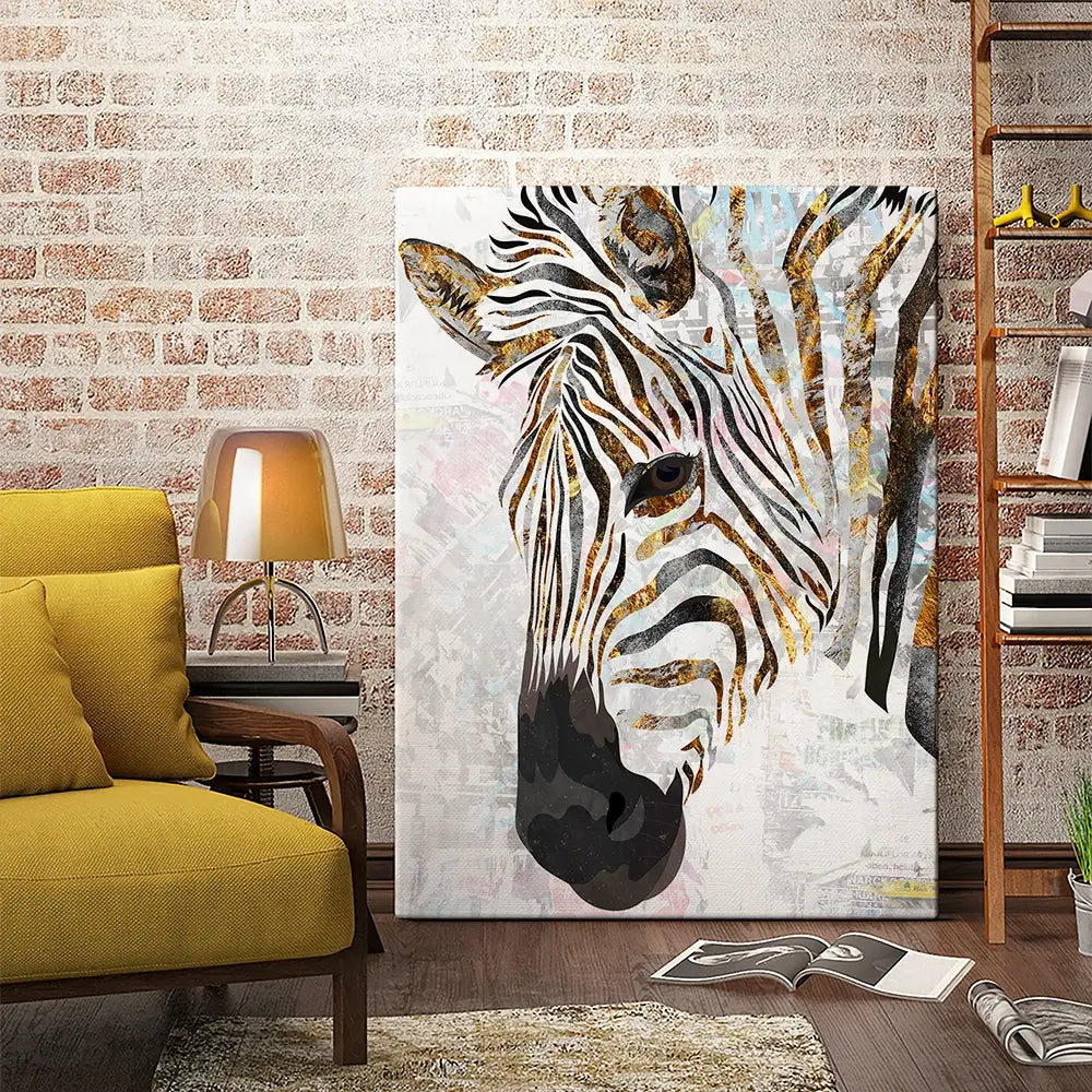 Beautiful Zebra Canvas Print Beautiful Zebra Canvas Print wall art product Sarah Manovski