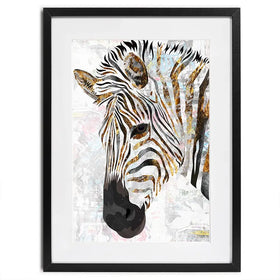 Beautiful Zebra Framed Art Print Beautiful Zebra Framed Art Print wall art product Sarah Manovski