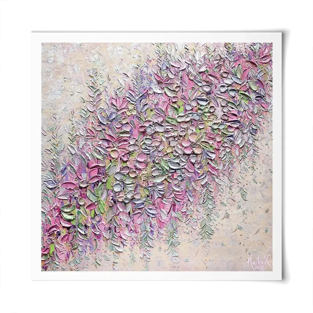 Beauty Everywhere Square Art Print Beauty Everywhere Square Art Print wall art product Nada Khatib