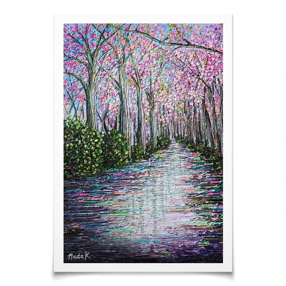 Beauty In The Puddle Art Print Beauty In The Puddle Art Print wall art product Nada Khatib