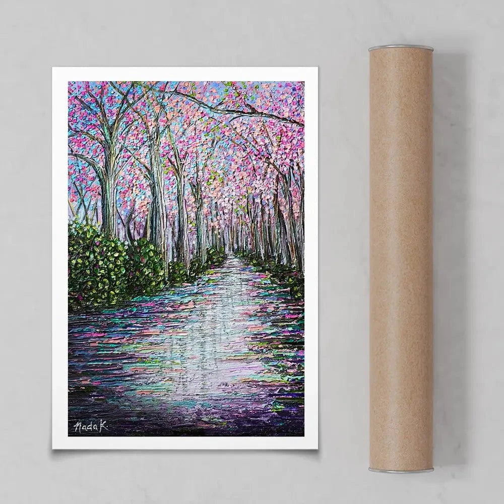 Beauty In The Puddle Art Print Beauty In The Puddle Art Print wall art product Nada Khatib