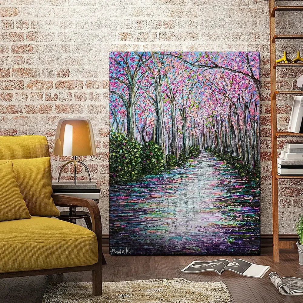 Beauty In The Puddle Canvas Print Beauty In The Puddle Canvas Print wall art product Nada Khatib