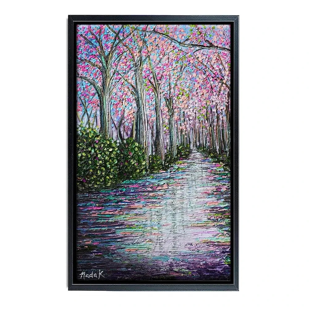 Beauty In The Puddle Canvas Print Beauty In The Puddle Canvas Print wall art product Nada Khatib