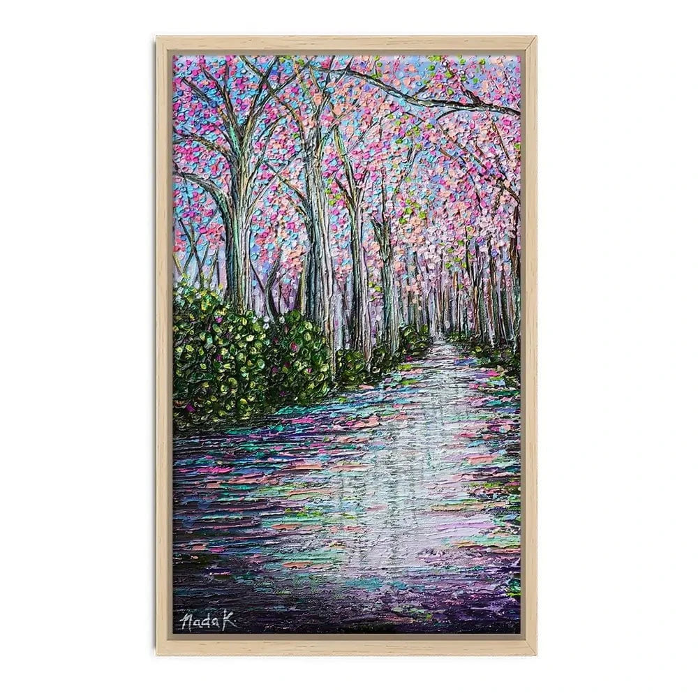 Beauty In The Puddle Canvas Print Beauty In The Puddle Canvas Print wall art product Nada Khatib