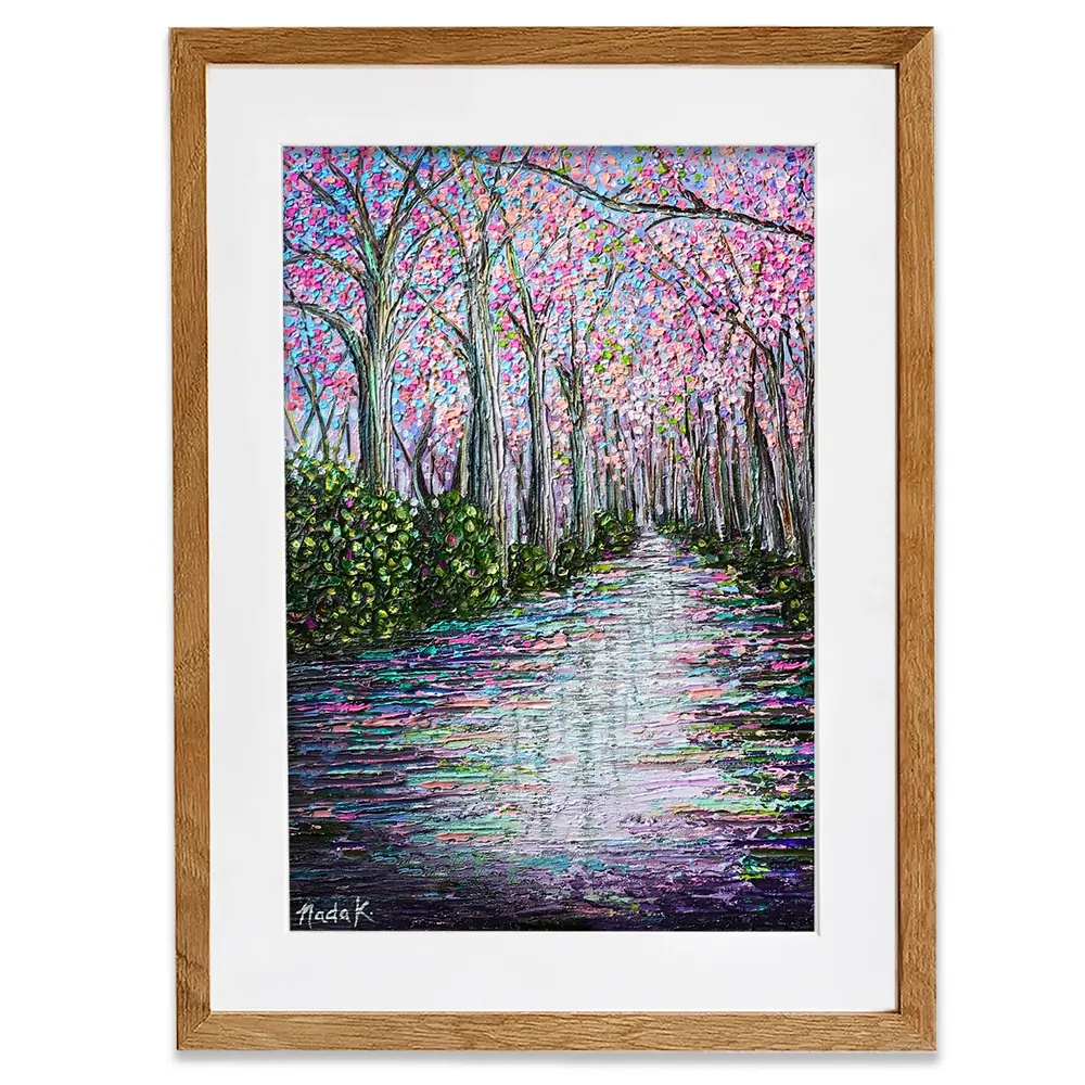 Beauty In The Puddle Framed Art Print Beauty In The Puddle Framed Art Print wall art product Nada Khatib