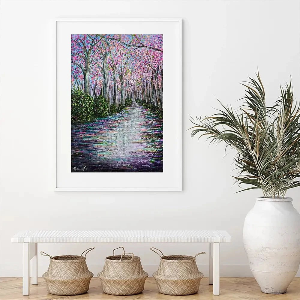 Beauty In The Puddle Framed Art Print Beauty In The Puddle Framed Art Print wall art product Nada Khatib