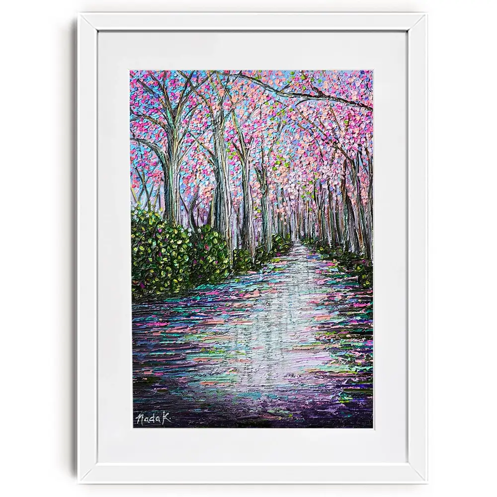 Beauty In The Puddle Framed Art Print Beauty In The Puddle Framed Art Print wall art product Nada Khatib