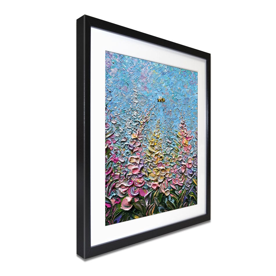 Bee Brave Framed Art Print wall art product Expression By Nada