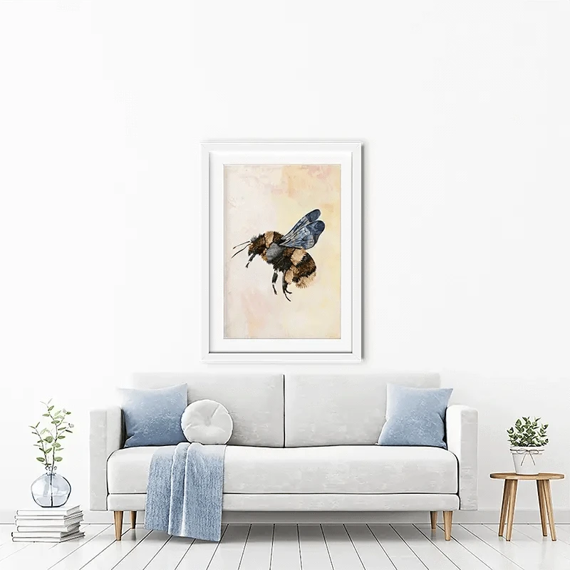 Bee-Kind Framed Art Print Bee-Kind Framed Art Print wall art product Sarah Manovski