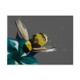 Bee On A Flower Canvas Print Bee On A Flower Canvas Print wall art product Aimee Linzi