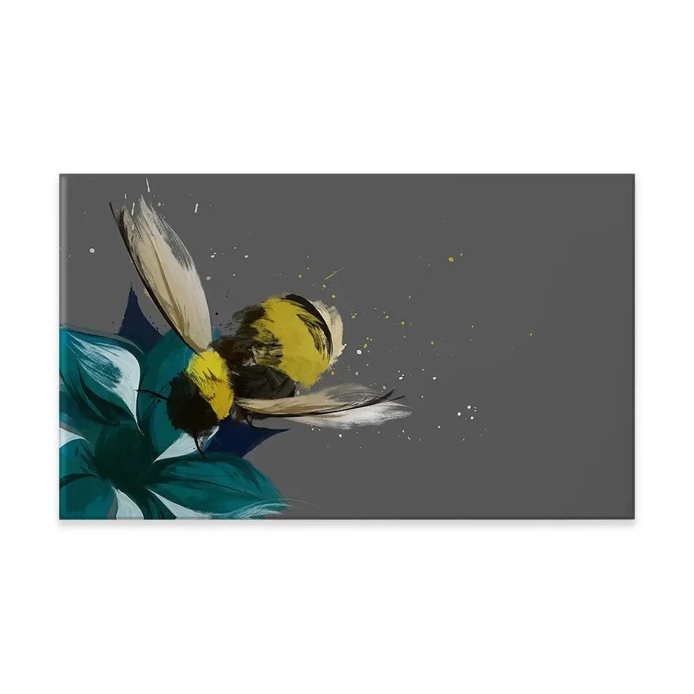 Bee On A Flower Canvas Print Bee On A Flower Canvas Print wall art product Aimee Linzi