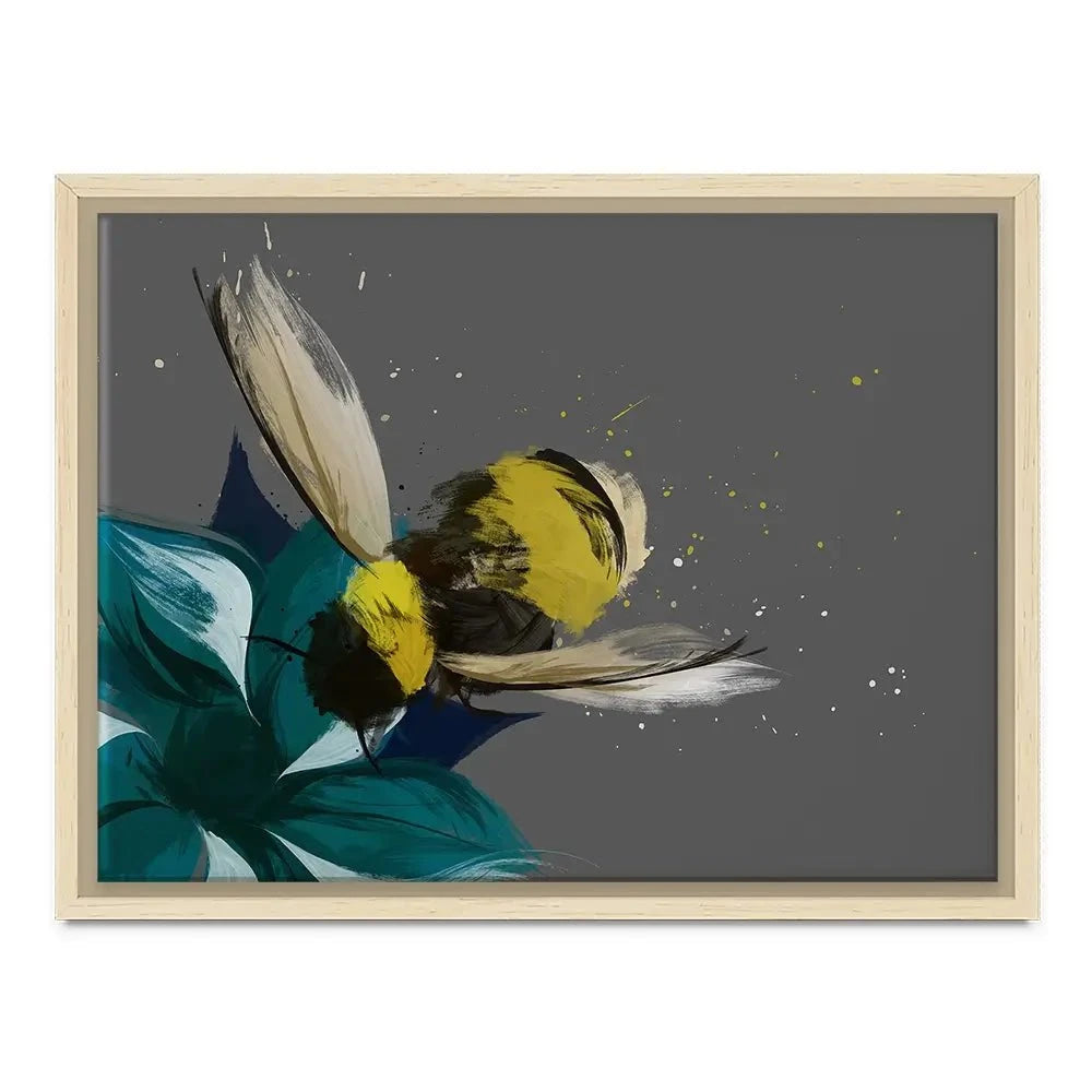 Bee On A Flower Canvas Print Bee On A Flower Canvas Print wall art product Aimee Linzi