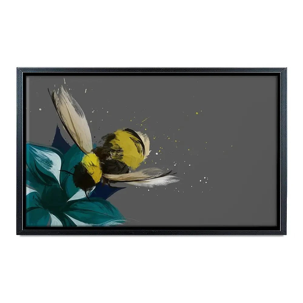 Bee On A Flower Canvas Print Bee On A Flower Canvas Print wall art product Aimee Linzi