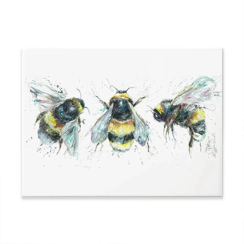 Bee Study Canvas Print Bee Study Canvas Print wall art product Nicola Jane Rowles