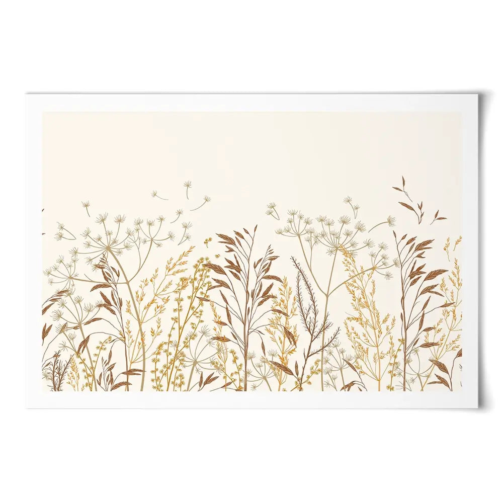 Beige Botanicals Art Print Beige Botanicals Art Print wall art product Art Print Shop
