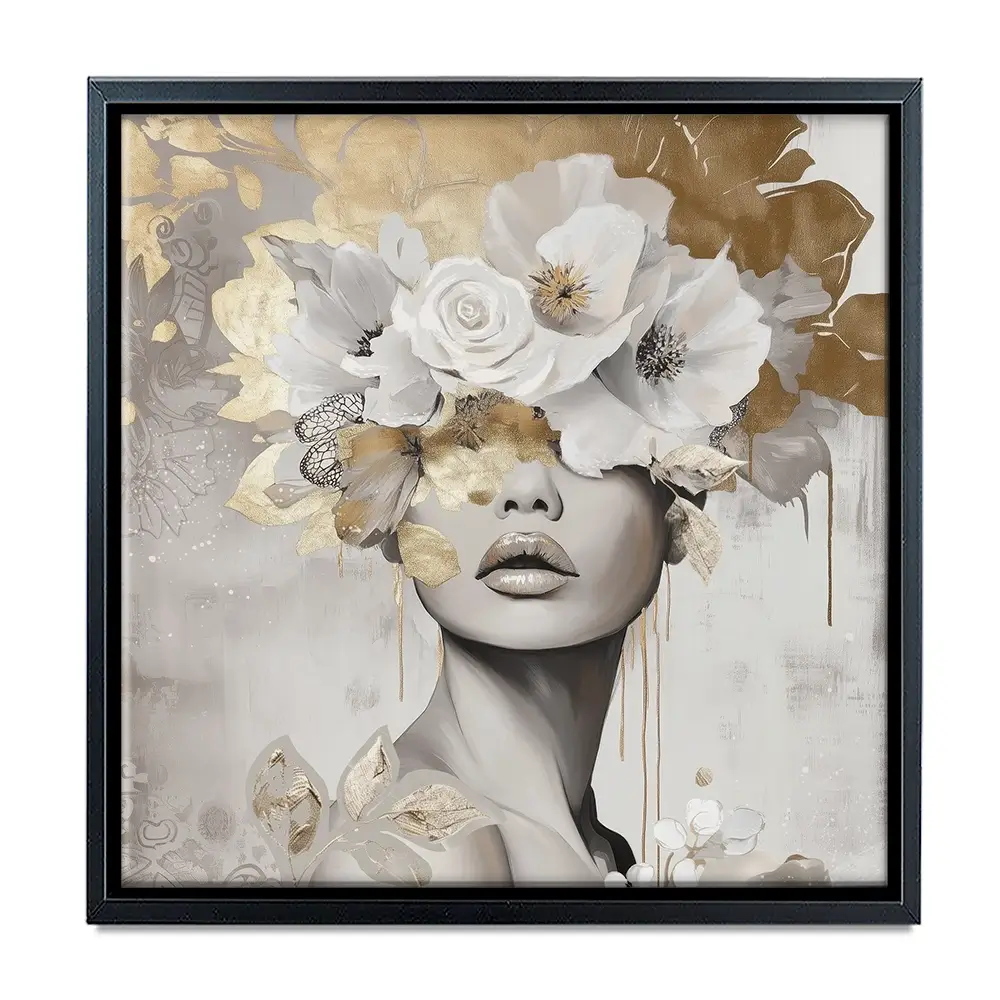 Bella Square Canvas Print Bella Square Canvas Print wall art product Bella Eve
