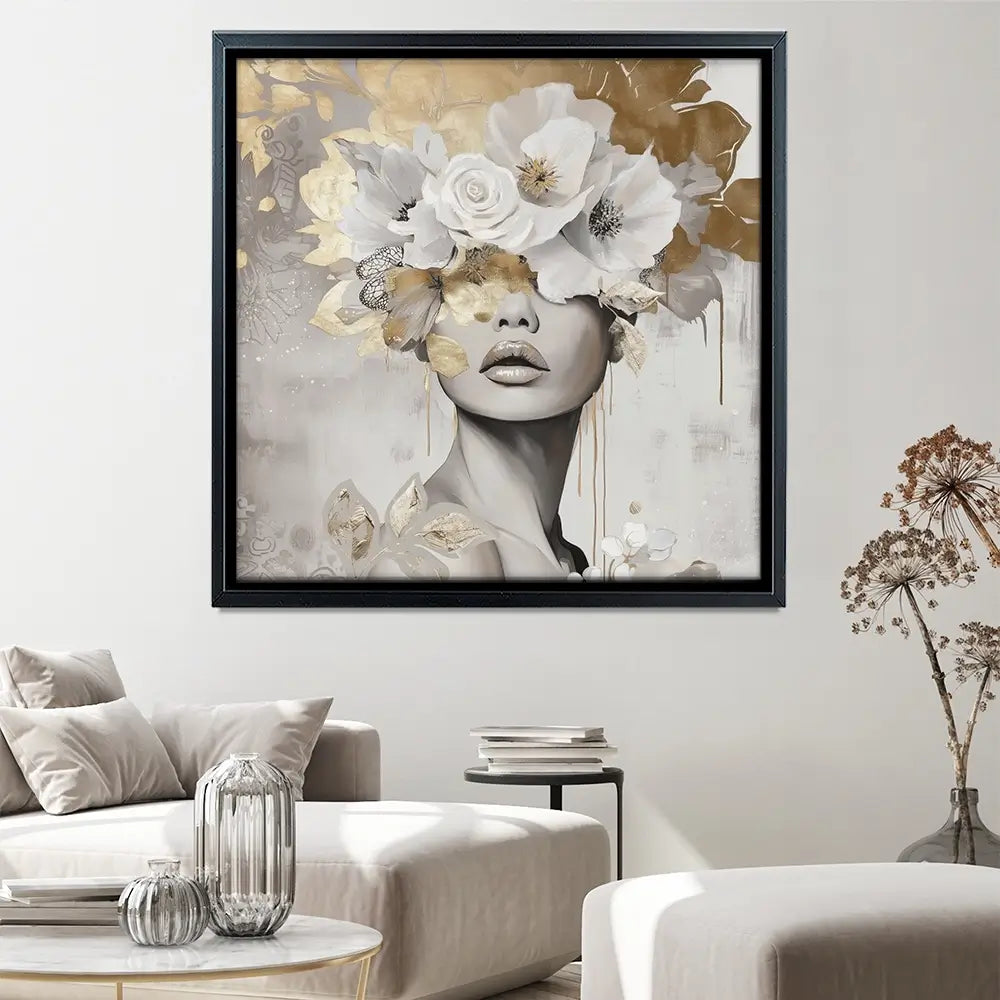 Bella Square Canvas Print Bella Square Canvas Print wall art product Bella Eve