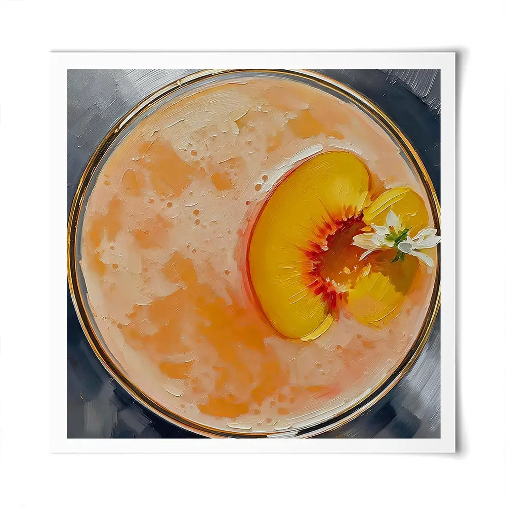 Bellini Cocktail Square Art Print Bellini Cocktail Square Art Print wall art product David Alexander Elder