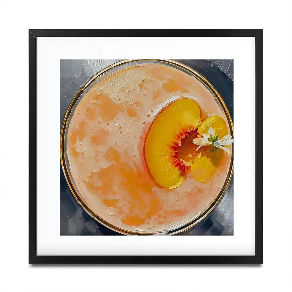 Bellini Cocktail Square Framed Art Print Bellini Cocktail Square Framed Art Print wall art product David Alexander Elder