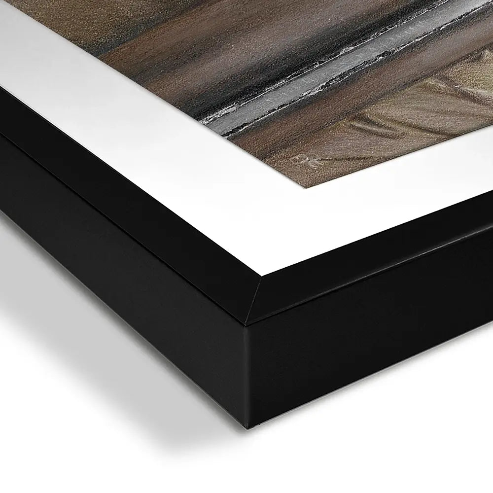 Between The Drives Framed Art Print Between The Drives Framed Art Print wall art product Georgie Turner