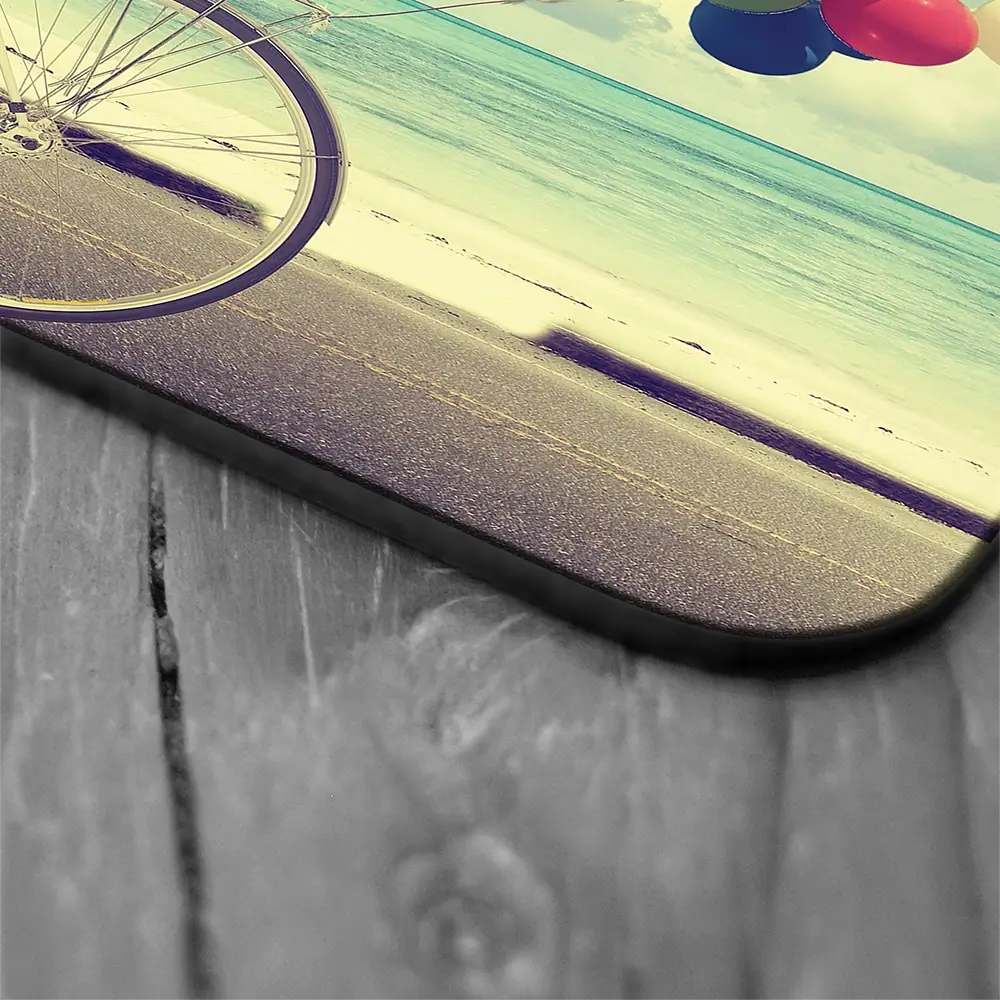 Bicycle And Balloons Coaster Set Bicycle And Balloons Coaster Set wall art product jakkapan / Shutterstock