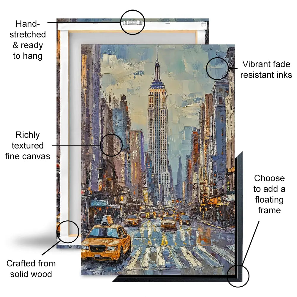 Big Apple Crossing Canvas Print Big Apple Crossing Canvas Print wall art product David Alexander Elder