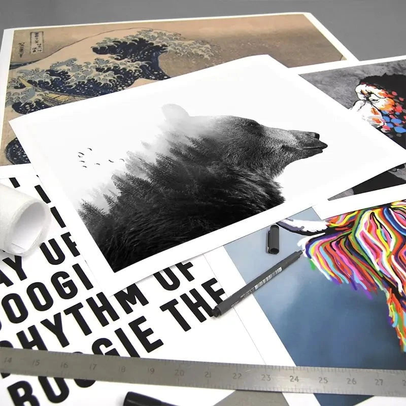 Big Bear Art Print Big Bear Art Print wall art product Emanuela Carratoni - Independent