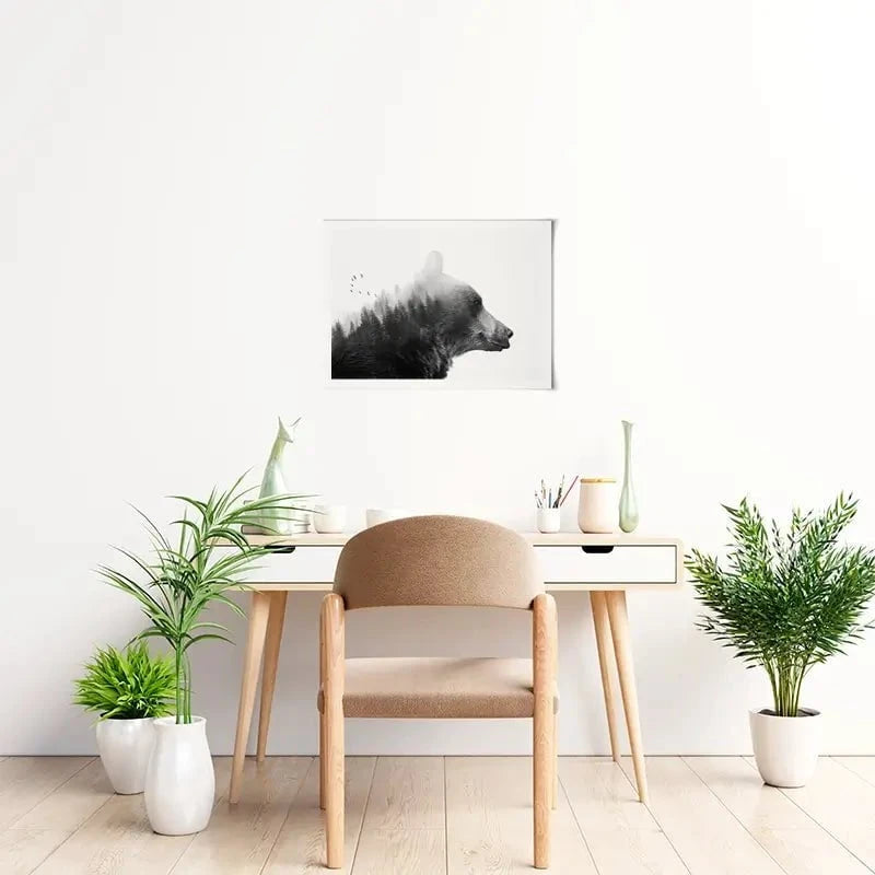 Big Bear Art Print Big Bear Art Print wall art product Emanuela Carratoni - Independent