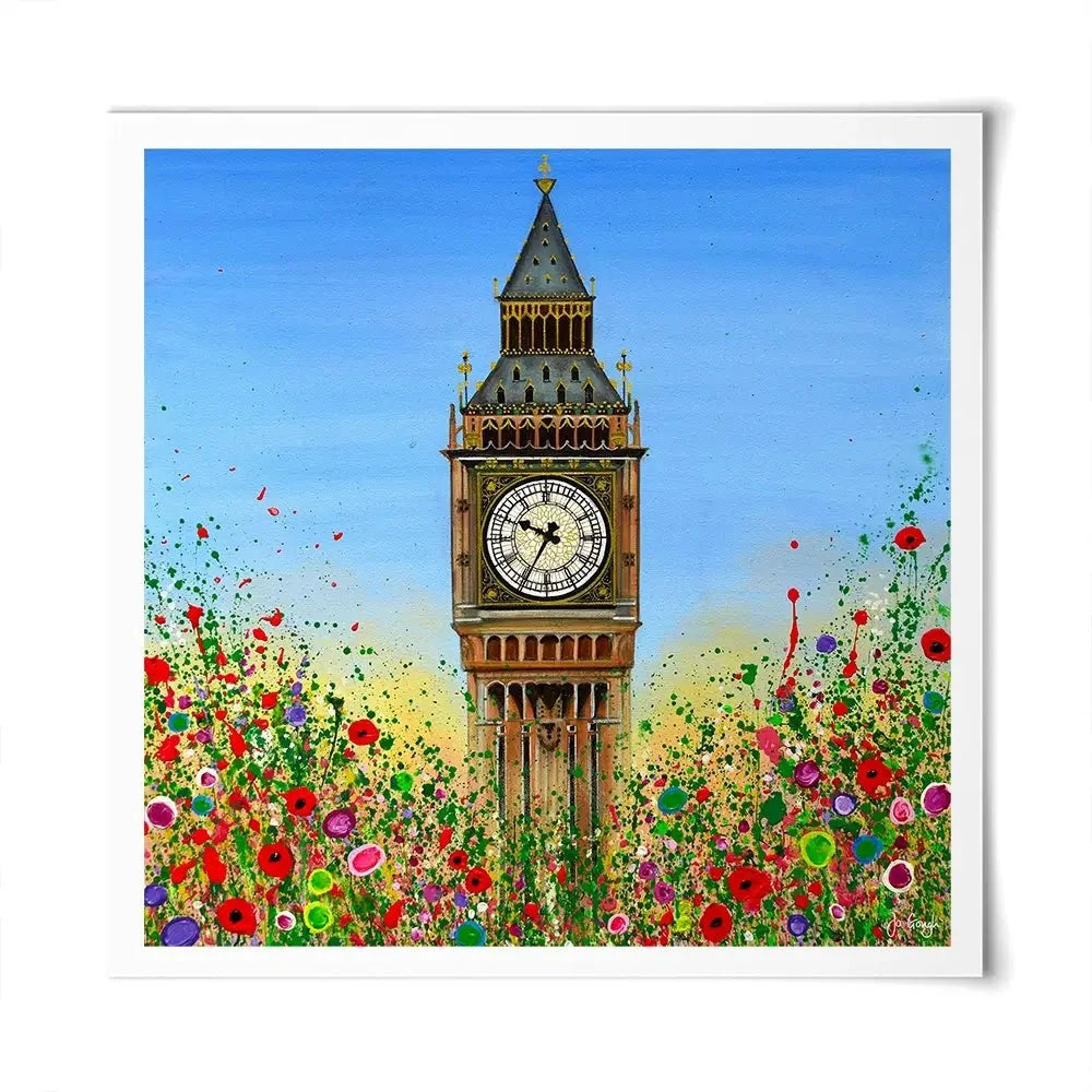 Big Ben Square Art Print Big Ben Square Art Print wall art product Jo Gough