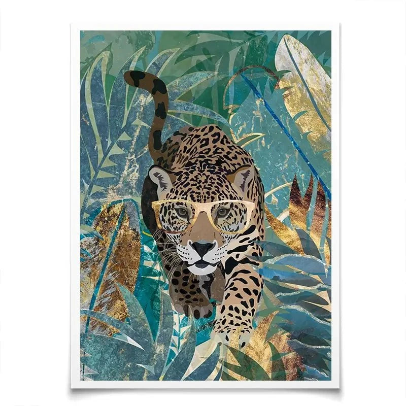 Big Cat Creeping Art Print Big Cat Creeping Art Print wall art product Sarah Manovski