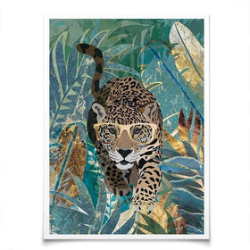 Big Cat Creeping Art Print Big Cat Creeping Art Print wall art product Sarah Manovski