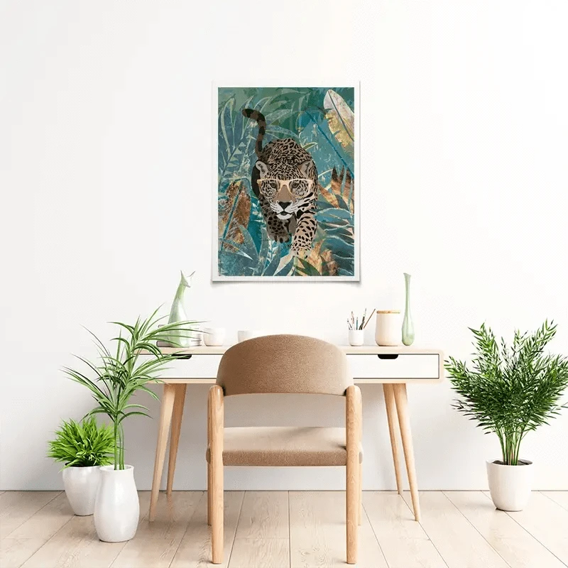 Big Cat Creeping Art Print Big Cat Creeping Art Print wall art product Sarah Manovski