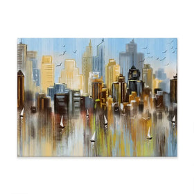Big City Reflections Canvas Print Big City Reflections Canvas Print wall art product Tim Kats / Shutterstock