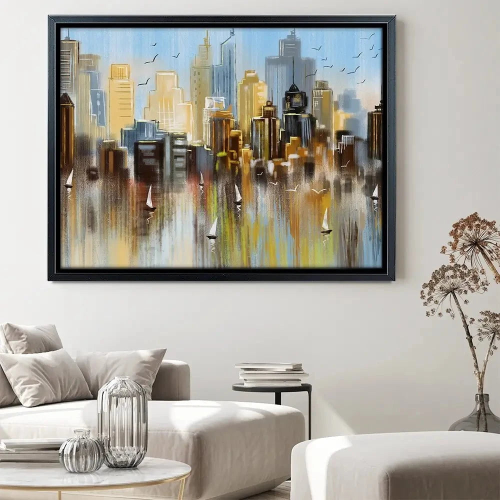 Big City Reflections Canvas Print Big City Reflections Canvas Print wall art product Tim Kats / Shutterstock