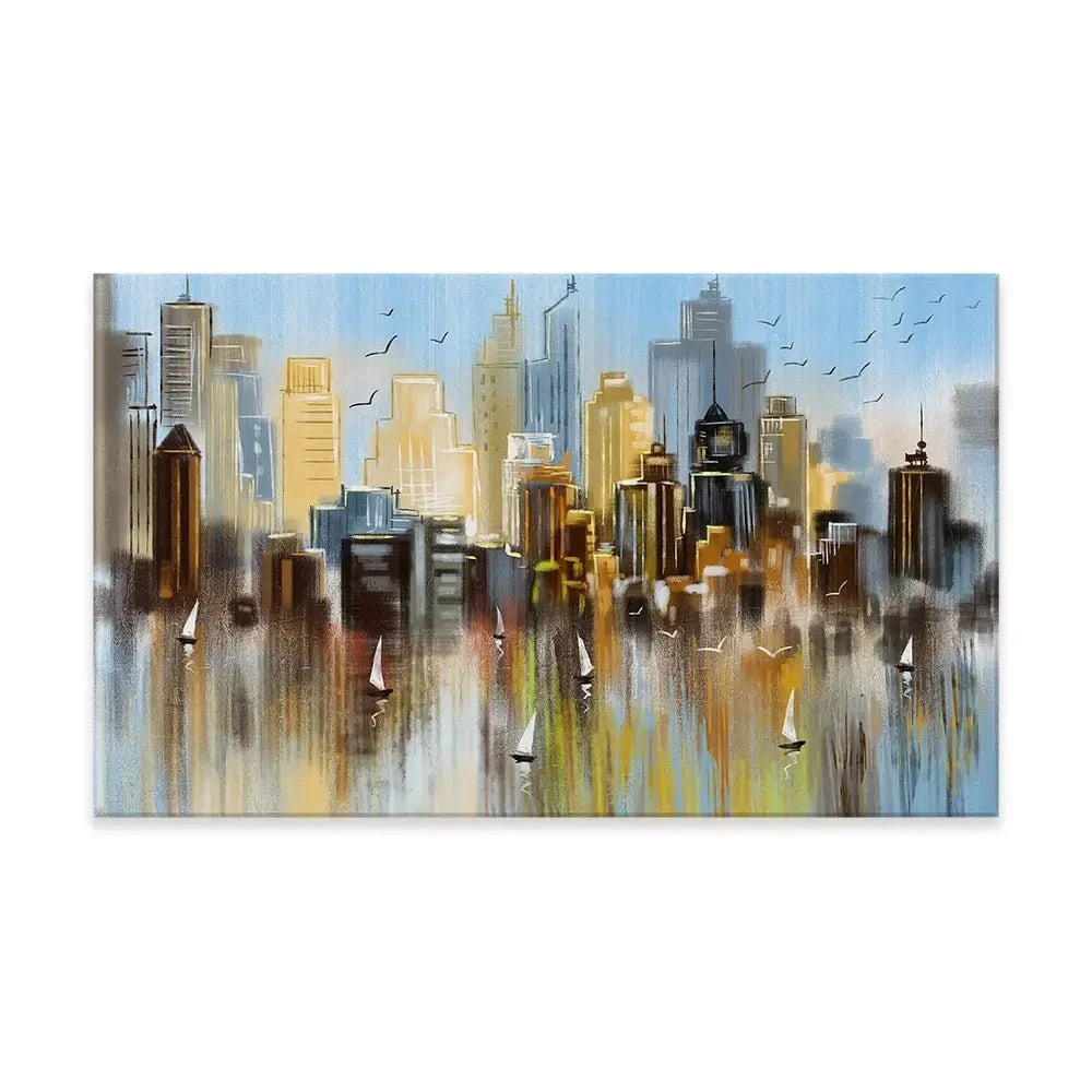 Big City Reflections Canvas Print Big City Reflections Canvas Print wall art product Tim Kats / Shutterstock