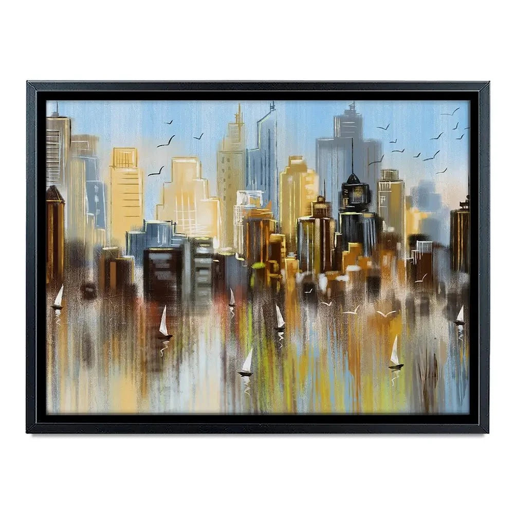 Big City Reflections Canvas Print Big City Reflections Canvas Print wall art product Tim Kats / Shutterstock