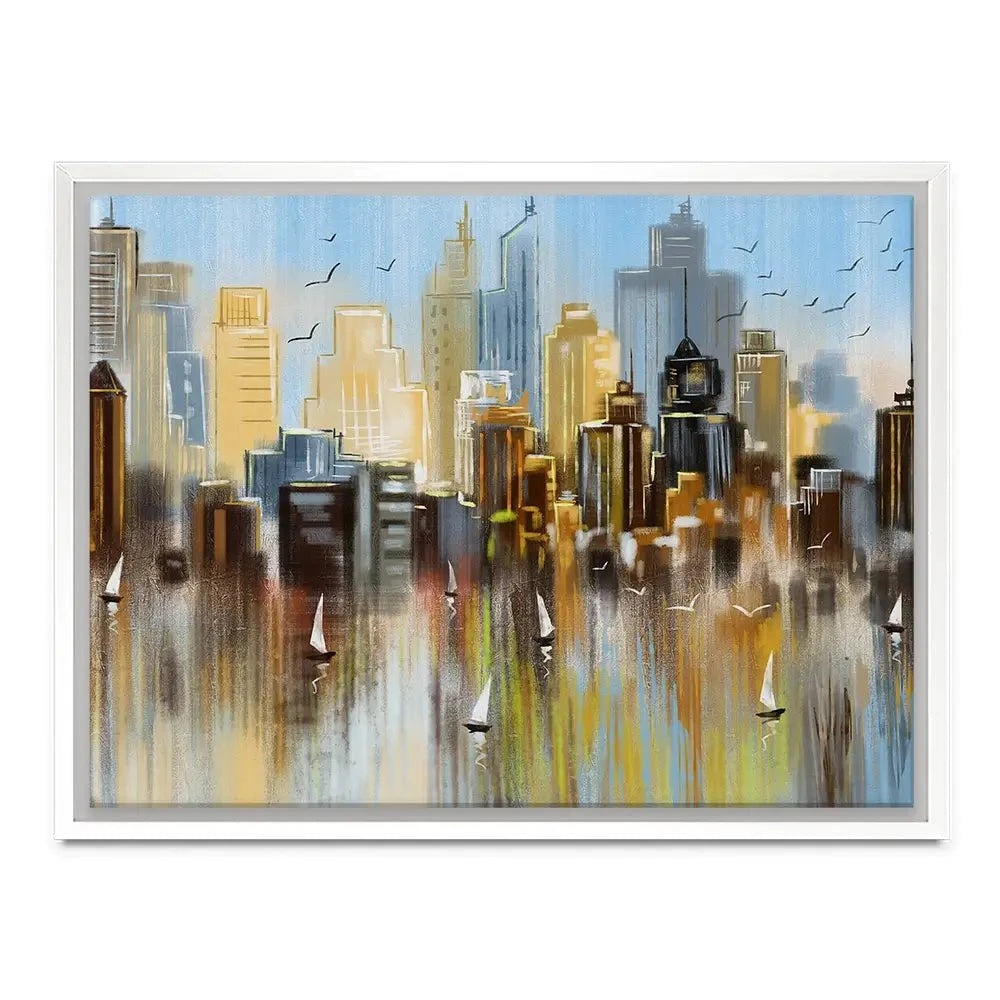 Big City Reflections Canvas Print Big City Reflections Canvas Print wall art product Tim Kats / Shutterstock