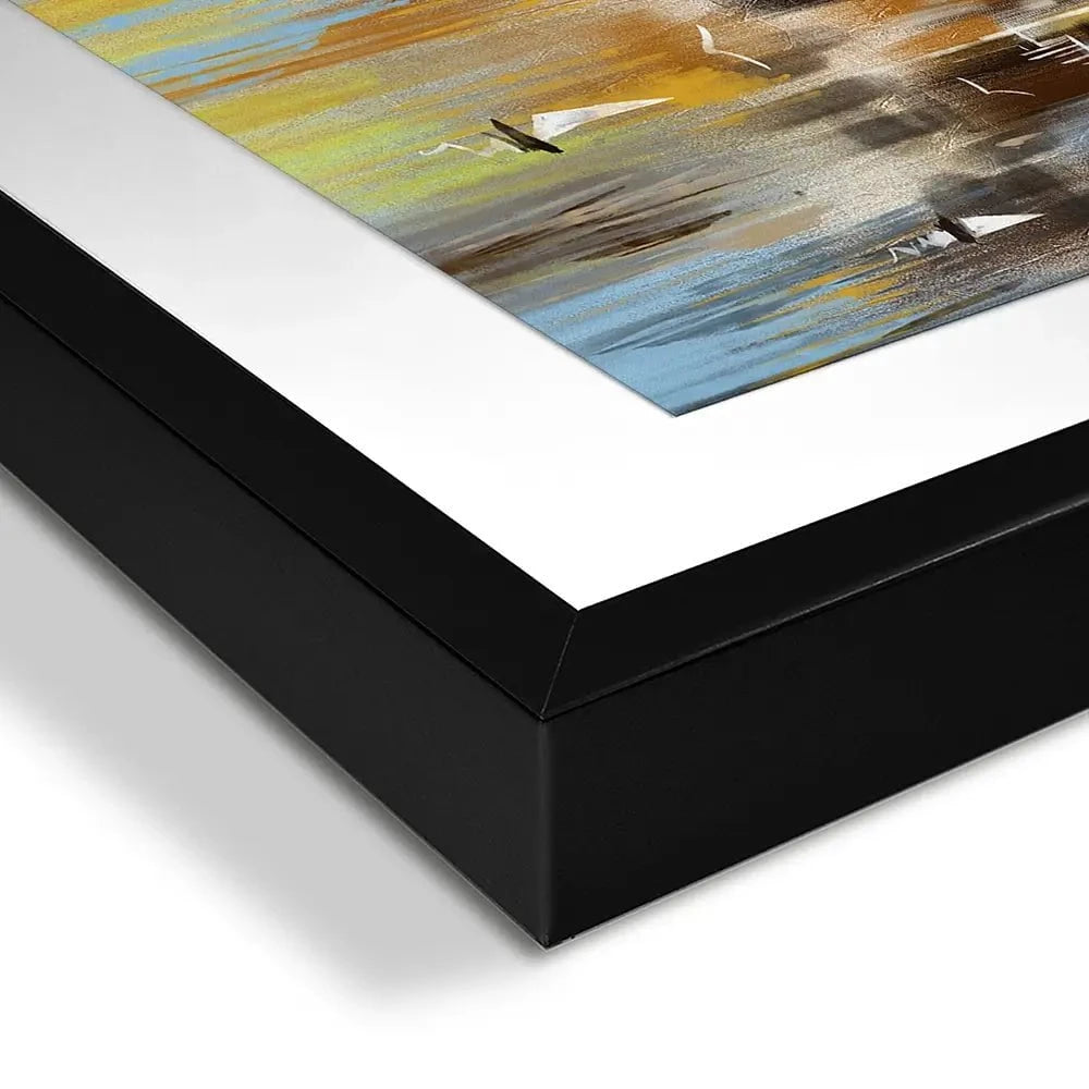 Big City Reflections Framed Art Print Big City Reflections Framed Art Print wall art product Tim Kats / Shutterstock