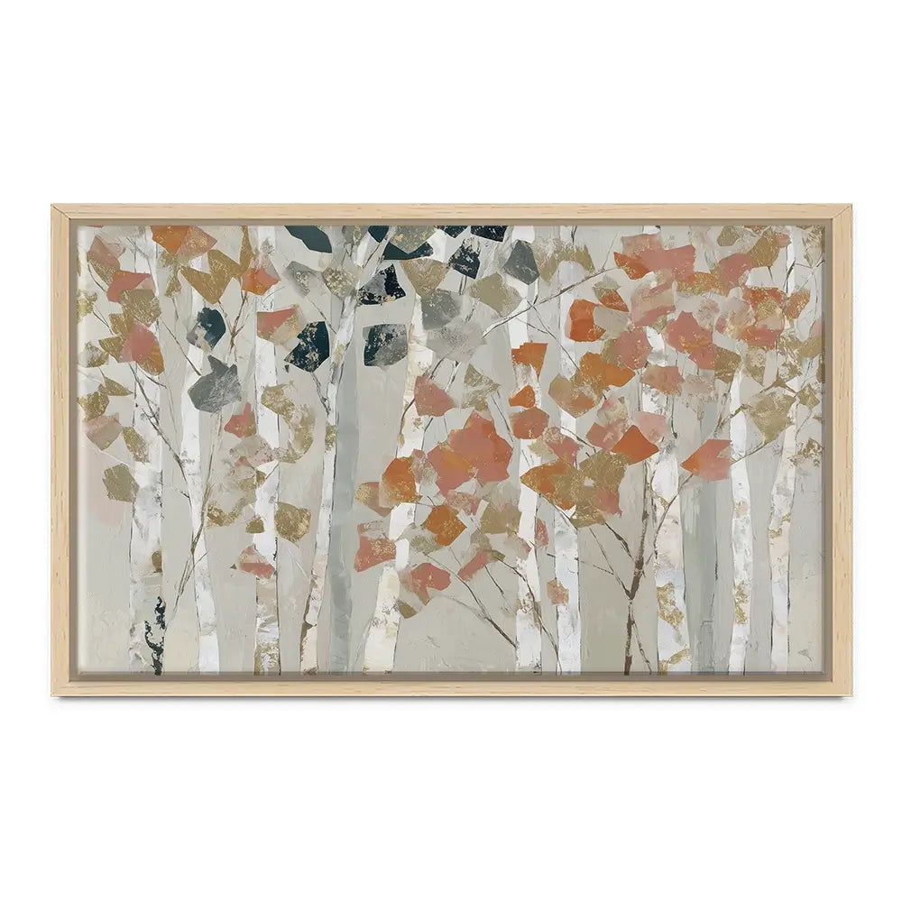 Birch Forest In Autumn Canvas Print Birch Forest In Autumn Canvas Print wall art product Chromatic Storm Studio