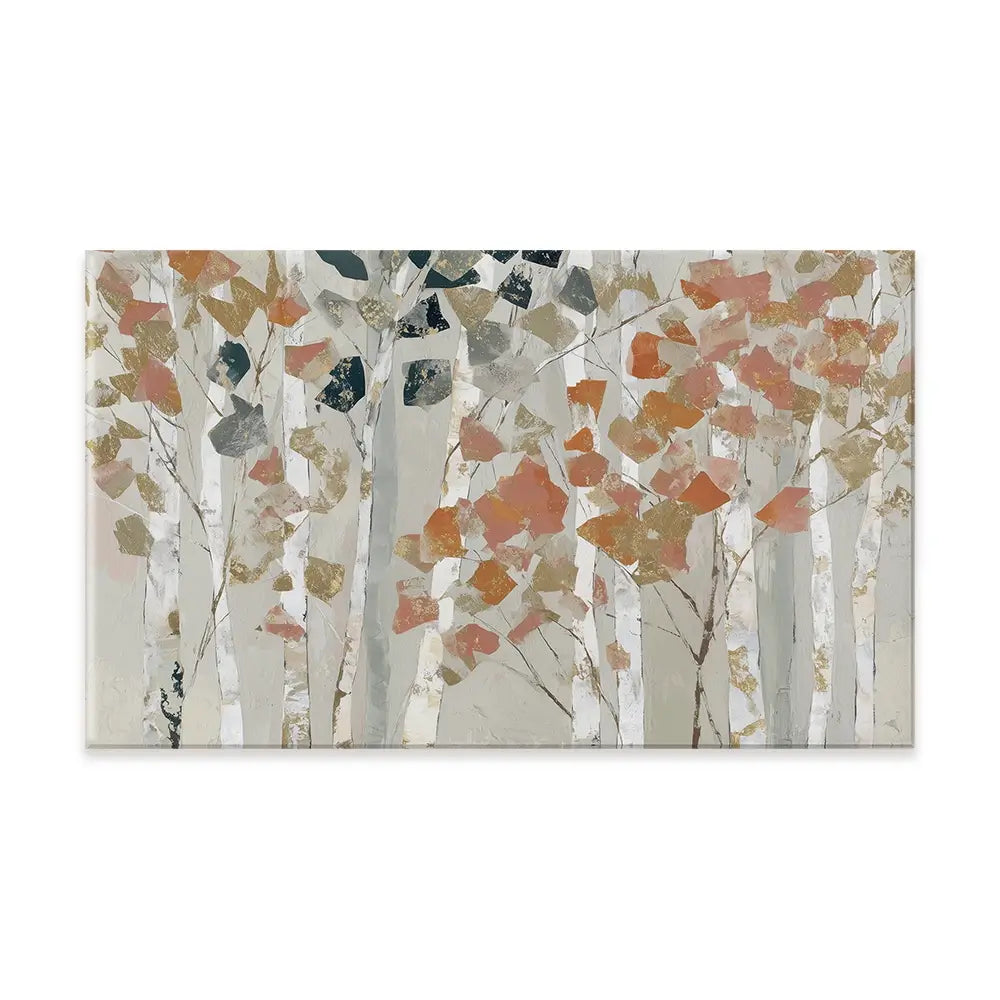 Birch Forest In Autumn Canvas Print Birch Forest In Autumn Canvas Print wall art product Chromatic Storm Studio
