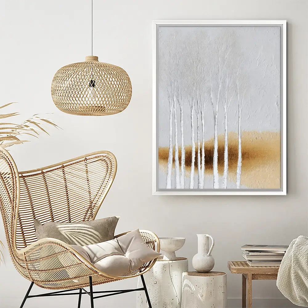 Birch Grove Canvas Print Birch Grove Canvas Print wall art product LSR Design Studio - Independent
