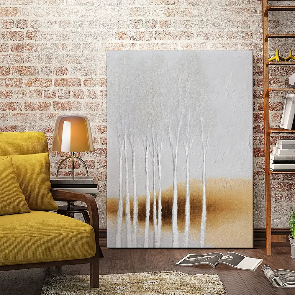 Birch Grove Canvas Print Birch Grove Canvas Print wall art product LSR Design Studio - Independent